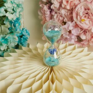 CLESSIDRA  CON CUORE AZZURRO