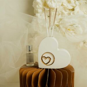 DIFFUSORE CUORE CON CUORE ORO