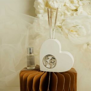 DIFFUSORE CUORE  CON MONDO SILVER