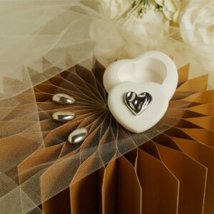 SCATOLINA CUORE CON APPLICAZIONE SILVER