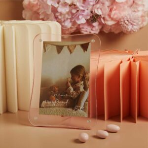 PORTAFOTO ONDULATO ROSA SENZA CUORE