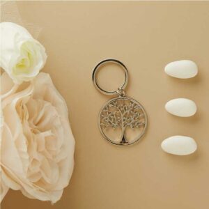 PORTACHIAVI GRANDE ALBERO DELLA VITA SILVER