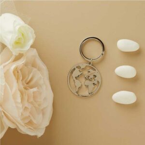 PORTACHIAVI GRANDE MONDO SILVER