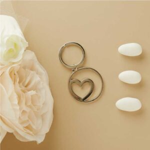 PORTACHIAVI GRANDE CUORE SILVER