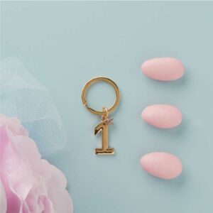 PORTACHIAVI PICCOLO ORO NR.1 FEMMINA