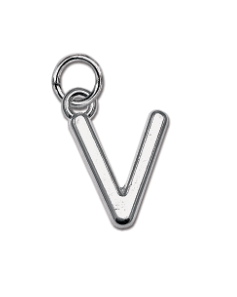 Ciondolo lettera V