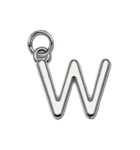 Ciondolo lettera W
