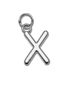 Ciondolo lettera X