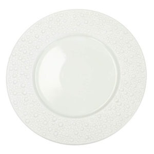 PIATTO BOLLE BIANCO CM 33 STONEWARE