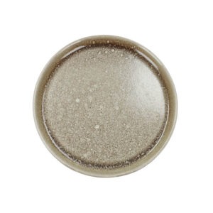 PIATTO PIANO MESCITA BROWN CM 27,5 REACTIVE STONEWARE