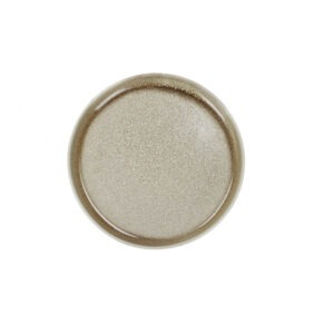 PIATTINO MESCITA BROWN CM 21,5 REACTIVE STONEWARE
