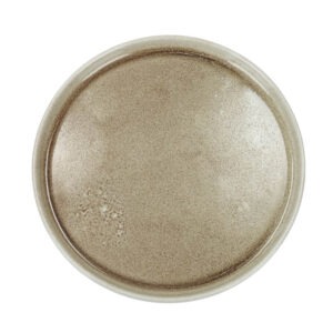 PIATTO MESCITA BROWN CM 33 REACTIVE STONEWARE