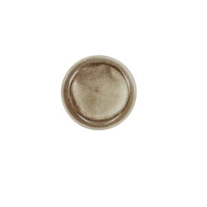 PIATTINO PANE&PASTRY MESCITA BROWN CM 14,5 REACTIVE STONEWARE