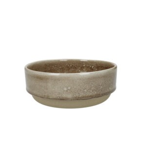 CIOTOLA MESCITA BROWN CM 18x7 REACTIVE STONEWARE