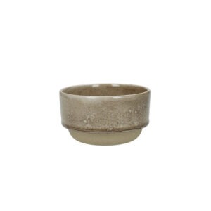 CIOTOLA PICCOLA MESCITA BROWN CM 12x7 REACTIVE STONEWARE