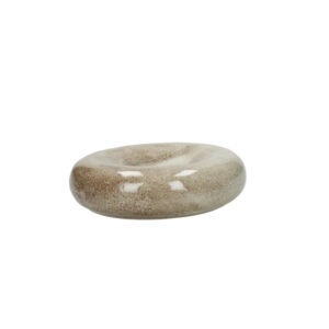 PIATTO CUSCINO MESCITA BROWN CM 15,5 REACTIVE  STONEWARE