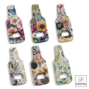 APRIBOTTIGLIA CALAMITA BOTTIGLIA 12 PEZZI ASS.(6 DECORI-2X)CM.5,5X14