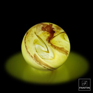 LAMPADA LED SFERA AMBRA CM.Ø12XH11,5