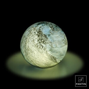 LAMPADA LED SFERA TURCHESE CM. Ø12XH11,5