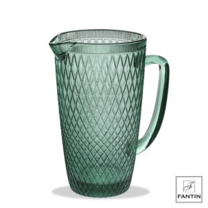 CARAFFA VETRO VERDE CM. H21 1,3L