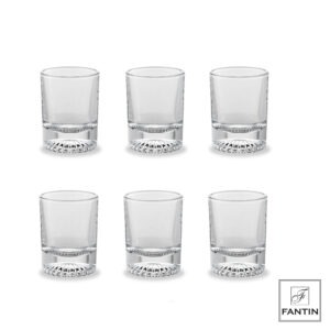 SET 6 BICCHIERI LIQUORE VETRO 45 ml
