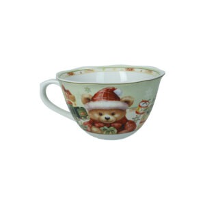 TAZZA COLAZIONE COCCOLE PORCELLANA