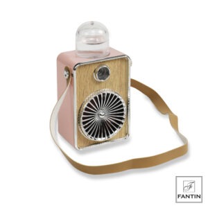 VENTILATORE E NEBULIZZATOREROSA CM. 7 X 4,5 X H13,5