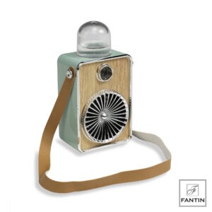 VENTILATORE E NEBULIZZATOREVERDE MENTA CM. 7 X 4,5 X H13,5