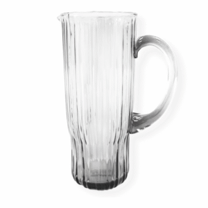 CARAFFA PLISSE TRASPARENTE VETRO