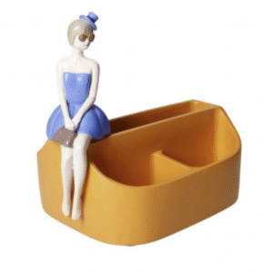 PORTA OGGETTI FASHIONISTA ARANCIO POLIRESINA