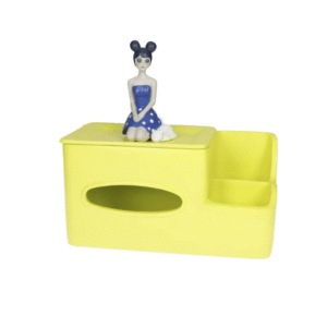 PORTATUTTO FASHIONISTA GIALLO POLIRESINA