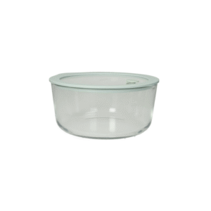 CONTENITORE ERMETICO VERDE SALVIA VETRO/SILICONE