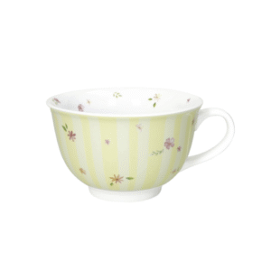 TAZZA COLAZIONE POLLINE GIALLO PORCELLANA