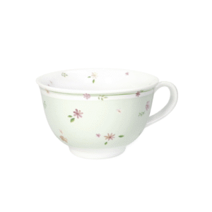 TAZZA COLAZIONE POLLINE VERDE PORCELLANA