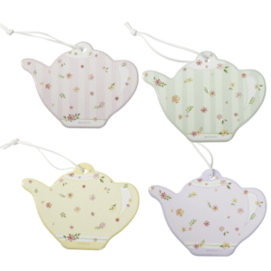 DECORATION TEIERA POLLINE SET 4 PZ CERAMICA/SUGHERO