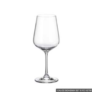 CALICE BOHEMIA SET 6 PZ CRYSTAL GLASS