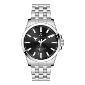 OROLOGIO UOMO IN ACCIAIO CON QUADRANTE NERO