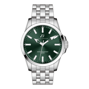 OROLOGIO UOMO IN ACCIAIO CON QUADRANTE VERDE