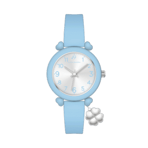 OROLOGIO DONNA AZZURRO CON CHARM QUADRIFOGLIO