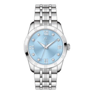 OROLOGIO DONNA IN ACCIAIO CON QUADRANTE AZZURRO