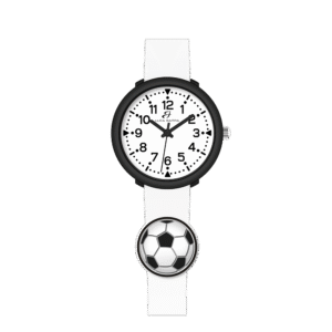 OROLOGIO BAMBINO BIANCO CON PALLONE