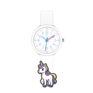OROLOGIO BAMBINA BIANCO CON UNICORNO