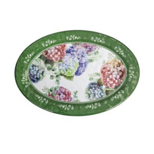 VASSOIO OVALE FLORA MELAMINA