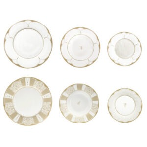 TAVOLA 18 PZ GOLDEN EYE PORCELLANA