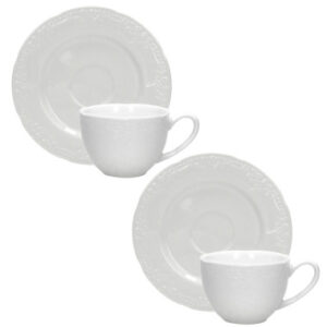 TAZZINA CAFFE RICORDI SET 2 PZ NEW BONE CHINA