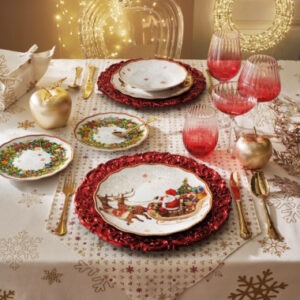 SOTTOPIATTO BAROCCO ROSSO SET 4 PZ PP