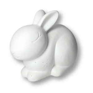 LAMPADA CONIGLIO PORCELLANA