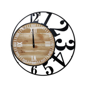 OROLOGIO INDUSTRIAL NUMBER METAL/LEGNO