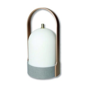 LAMPADA LED TOUCH RETRO' C/SPEAKER ABS/PP/POLYESTERE/METAL