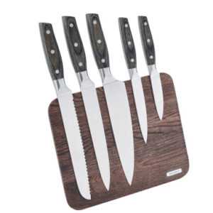 CEPPO MAGNETICO LEGNO C/5 COLTELLI INOX